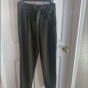 Material Girl Olive Green Dress Pants SZ M